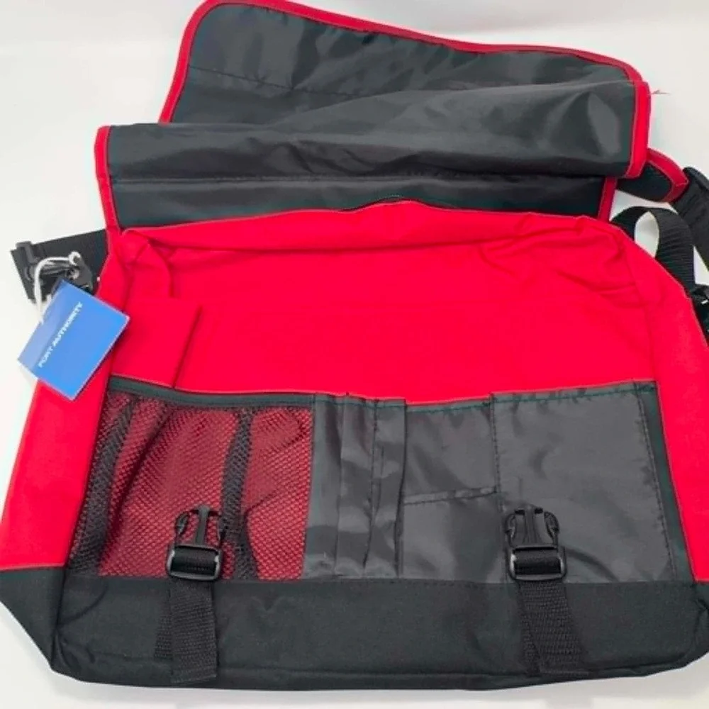 NEW‎ Alabama Crimson Tide Messenger Bag Red Black NCAA Laptop Shoulder Bag Roll